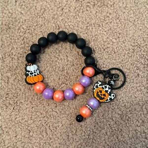 Halloween Themed Kids Bracelet with Charms